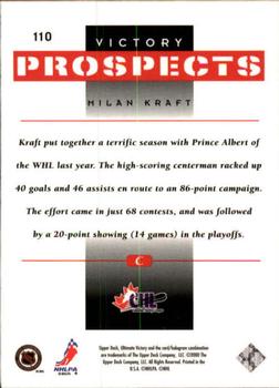 1999-00 Upper Deck Ultimate Victory #110 Milan Kraft Back