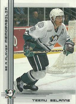 2000-01 Be a Player Memorabilia #272 Teemu Selanne Front