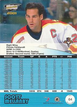 2000-01 Pacific Revolution #64 Scott Mellanby Back