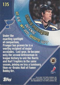 2000-01 Topps Stars #135 Chris Pronger Back