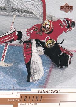 2000-01 Upper Deck #123 Patrick Lalime Front