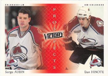 2000-01 Upper Deck Victory #261 Serge Aubin / Dan Hinote Front