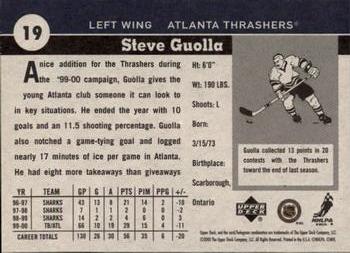 2000-01 Upper Deck Vintage #19 Steve Guolla Back