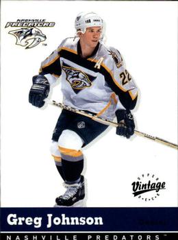 2000-01 Upper Deck Vintage #198 Greg Johnson Front