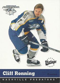 2000-01 Upper Deck Vintage #199 Cliff Ronning Front