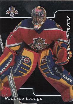 2001-02 Be a Player Signature Series #012 Roberto Luongo Front