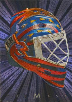 2001-02 Be a Player Between the Pipes - The Mask #NNO Damian Rhodes Front