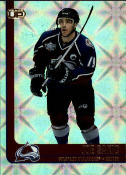 2001-02 Pacific Heads Up #26 Joe Sakic Front