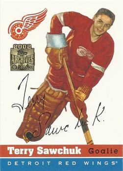 2001-02 Topps / O-Pee-Chee Archives #69 Terry Sawchuk Front