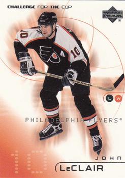 2001-02 Upper Deck Challenge for the Cup #61 John LeClair Front