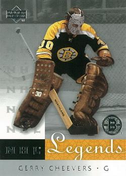 2001-02 Upper Deck Legends #6 Gerry Cheevers Front