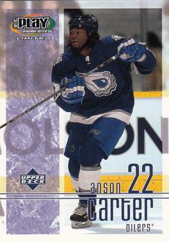 2001-02 Upper Deck Playmakers #42 Anson Carter Front