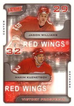 2001-02 Upper Deck Victory #369 Jason Williams / Maxim Kuznetsov Front