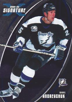 2002-03 Be a Player Signature Series #011 Dave Andreychuk Front