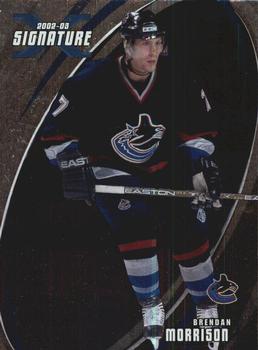 2002-03 Be a Player Signature Series #056 Brendan Morrison Front