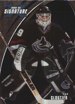 2002-03 Be a Player Signature Series #058 Dan Cloutier Front