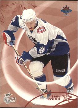 2002-03 Be a Player All-Star Edition #45 Saku Koivu Front