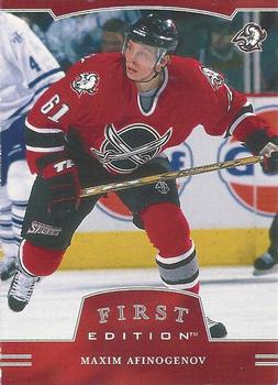 2002-03 Be a Player First Edition #070 Maxim Afinogenov Front