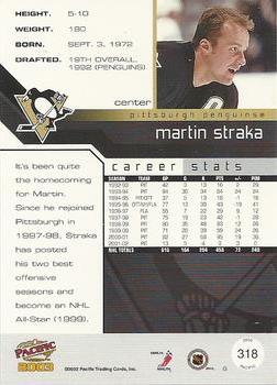 2002-03 Pacific #318 Martin Straka Back