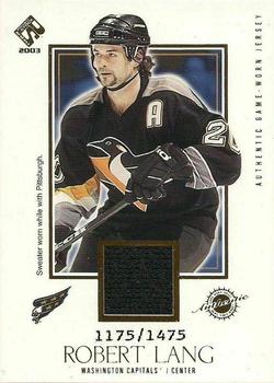 2002-03 Pacific Private Stock Reserve #150 Robert Lang Front