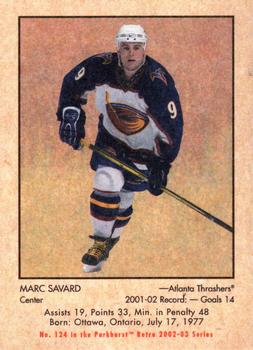 2002-03 Parkhurst Retro #124 Marc Savard Front