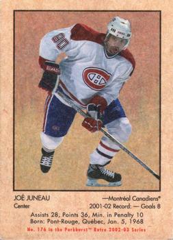 2002-03 Parkhurst Retro #176 Joe Juneau Front