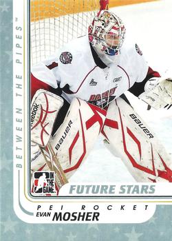 2010-11 In The Game Between The Pipes #11 Evan Mosher Front