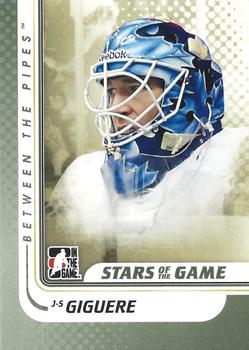 2010-11 In The Game Between The Pipes #107 J-S Giguere Front