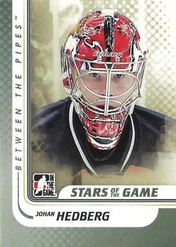 2010-11 In The Game Between The Pipes #111 Johan Hedberg Front