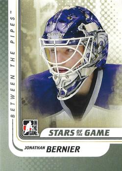2010-11 In The Game Between The Pipes #113 Jonathan Bernier Front