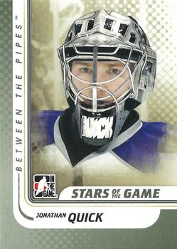2010-11 In The Game Between The Pipes #114 Jonathan Quick Front