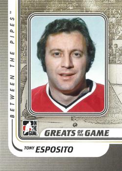 2010-11 In The Game Between The Pipes #185 Tony Esposito Front
