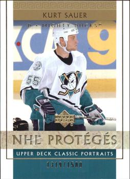 2002-03 Upper Deck Classic Portraits #104 Kurt Sauer Front