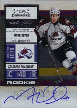 2010-11 Playoff Contenders #131 Mark Olver Front