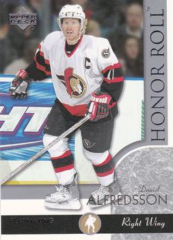 2002-03 Upper Deck Honor Roll #51 Daniel Alfredsson Front