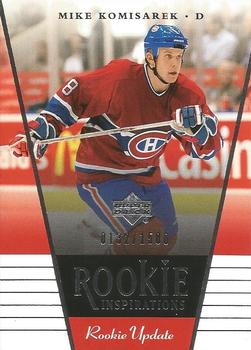 2002-03 Upper Deck Rookie Update #121 Mike Komisarek Front