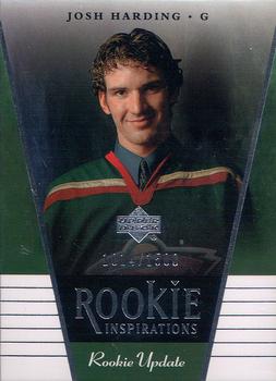 2002-03 Upper Deck Rookie Update #123 Josh Harding Front