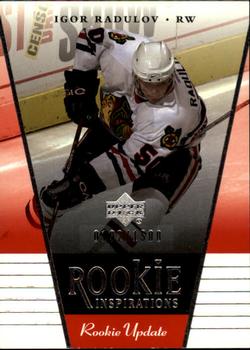 2002-03 Upper Deck Rookie Update #173 Igor Radulov Front