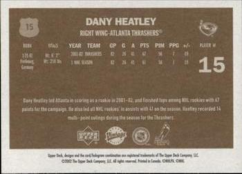 2002-03 Upper Deck Vintage #15 Dany Heatley Back