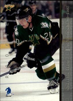 2003-04 Be a Player Memorabilia #199 Antti Miettinen Front