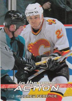 2003-04 In The Game Action #6 Andrew Ference Front