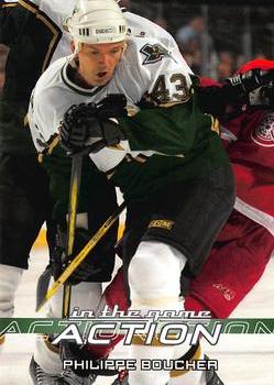 2003-04 In The Game Action #119 Philippe Boucher Front