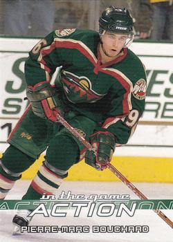 2003-04 In The Game Action #292 Pierre-Marc Bouchard Front