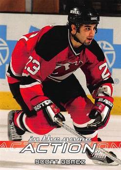2003-04 In The Game Action #389 Scott Gomez Front