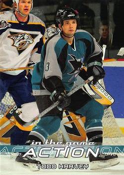 2003-04 In The Game Action #421 Todd Harvey Front