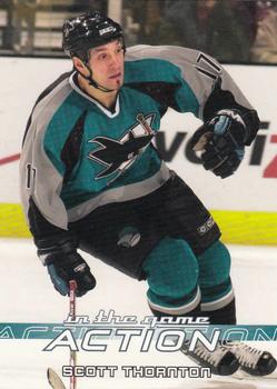 2003-04 In The Game Action #435 Scott Thornton Front