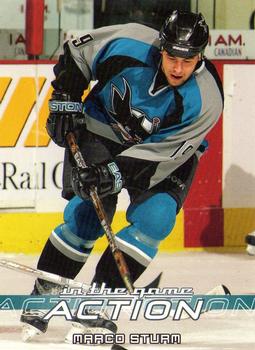 2003-04 In The Game Action #461 Marco Sturm Front