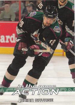 2003-04 In The Game Action #491 Brian Savage Front