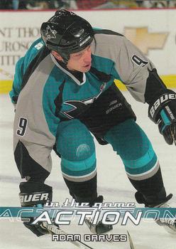 2003-04 In The Game Action #500 Adam Graves Front