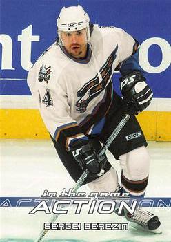 2003-04 In The Game Action #533 Sergei Berezin Front